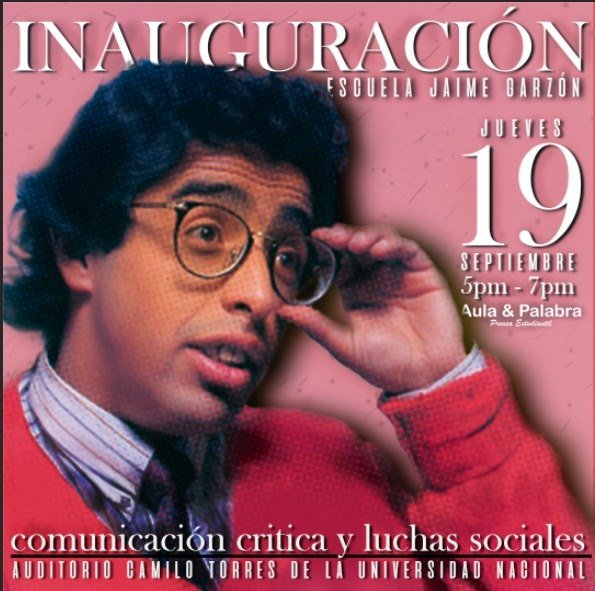 idea_un's tweet photo. #EventosUN #SedeBogotá
Panelistas invitados
- PURO VENENO
- Colectivo Dexpierta
- EL CARRETE
- LAB-TINA (por confirmar)
- Colombia Informa (Por confirmar)
- Colectivo Espora (Por confirmar)
Conversatorio se realiza como lanzamiento de la Escuela de Comunicación Jaime Garzón https://t.co/ulGjalMy2z