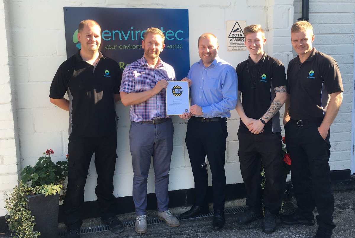 Environtec's tweet image. We are proud to be a Mates in Mind Supporter. We want to demonstrate our commitment to improving the health and well being of our staff.  Mates in Mind helps us take an important step in breaking the silence and stigma that can surround mental well being in society. #MatesinMind