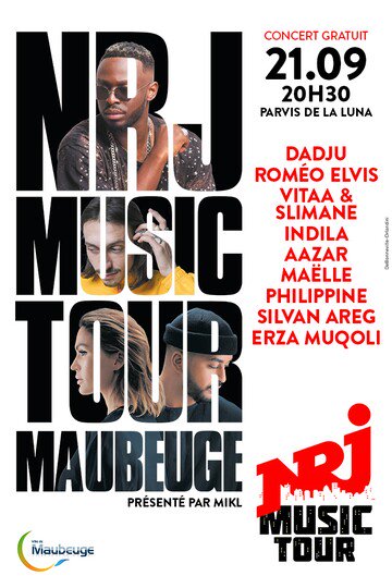 Retrouvez Indila lors du #NRJMusicTour le 21 septembre à Maubeuge !