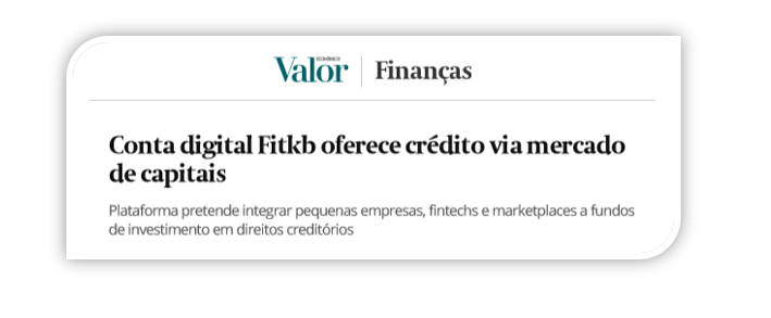 FitBank_'s tweet photo. @FitBank_ e Kobold via FitKB, nossa plataforma que cria fintechs dentro de qualquer negócio. Uma solução de crédito atrelada às contas digitais: 

Vejam a matéria do @valoreconomico no link: https://t.co/pXkijjkgP5

#credito #openBanking #FitBank #FitKB #contasDigitais #split https://t.co/AICfgZ4SsN