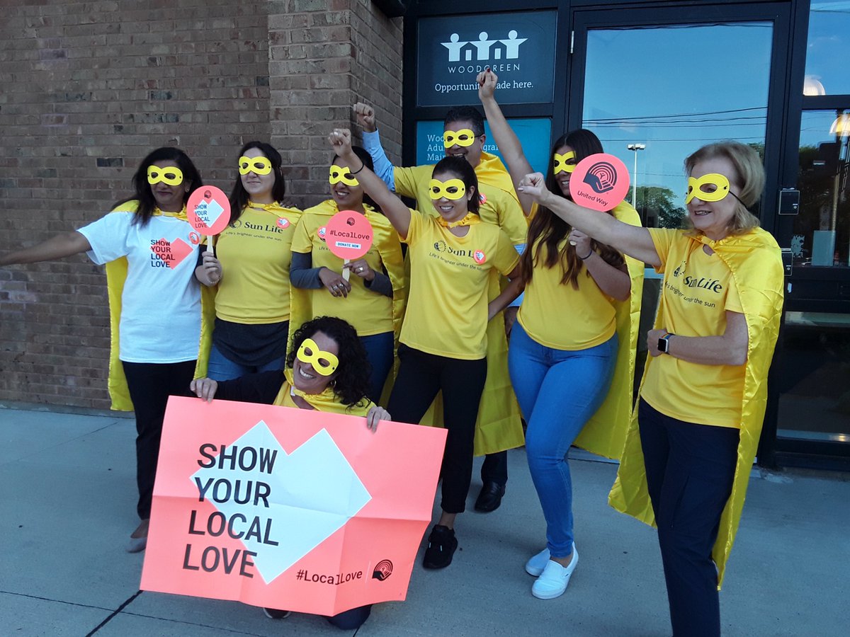JuneejaV's tweet photo. Supergivers from @SunLifeCA join @WoodGreenDotOrg and @UWGreaterTO in fighting against #unignorable issues! https://t.co/Np8jKfZfTg