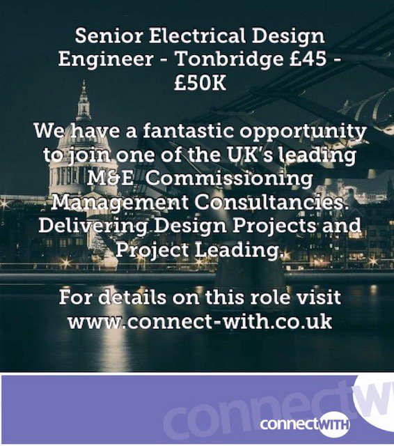 connectwithltd's tweet image. #electricaldesignengineer #hiringnow #electricalengineering #designengineering #vacancy  #jobadvert