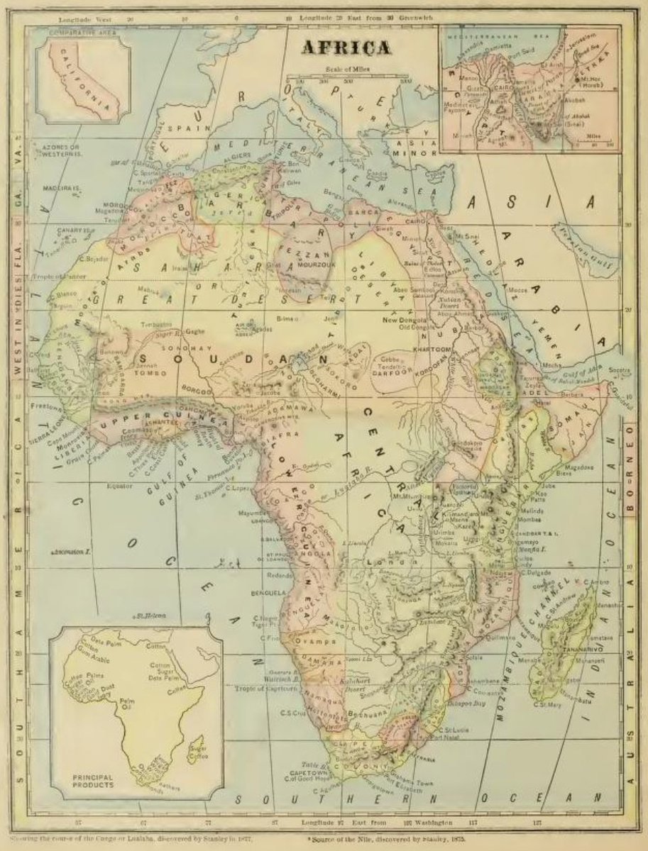 4. Lil tuckers: South America (and Iowa, Missouri and Illinois), China (and Illinois), Africa (and California), etc. 1877  https://archive.org/details/ost-geography-comprehensivegeo00mont/page/n25