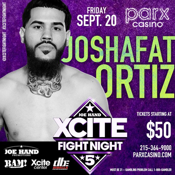 Philadelphia is in the middle of a boxing resurgence, and one of the latest up-and-coming fighters is @TrvthBoxing_ , who recently signed with prominent promoter 
<a href="/loudibella/">Lou DiBella🥊</a>. Before Ortiz becomes a fixture on national television, he’ll be at <a href="/parxcasino/">Parx Casino</a> THIS FRIDAY