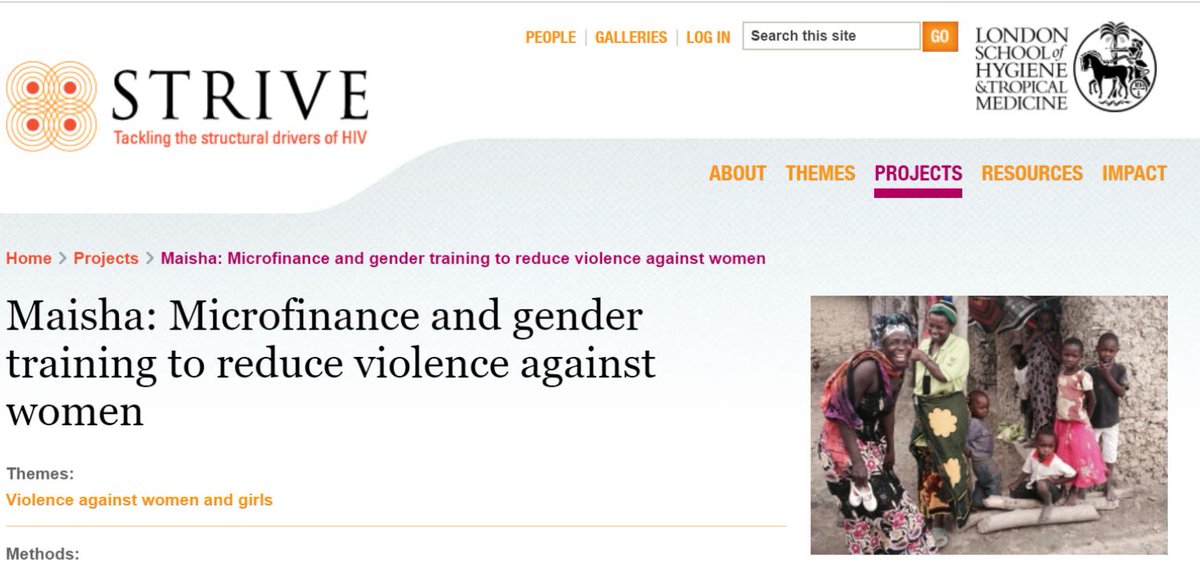 📌DFID is pleased to support this important study that advances our understanding on preventing intimate partner violence against women 📌

▶️thelancet.com/journals/langl…

#Microfinance #Tanzania <a href="/hivdrivers/">STRIVE</a> <a href="/LancetGH/">The Lancet Global Health</a> @DFID_HealthRes #UKAid
