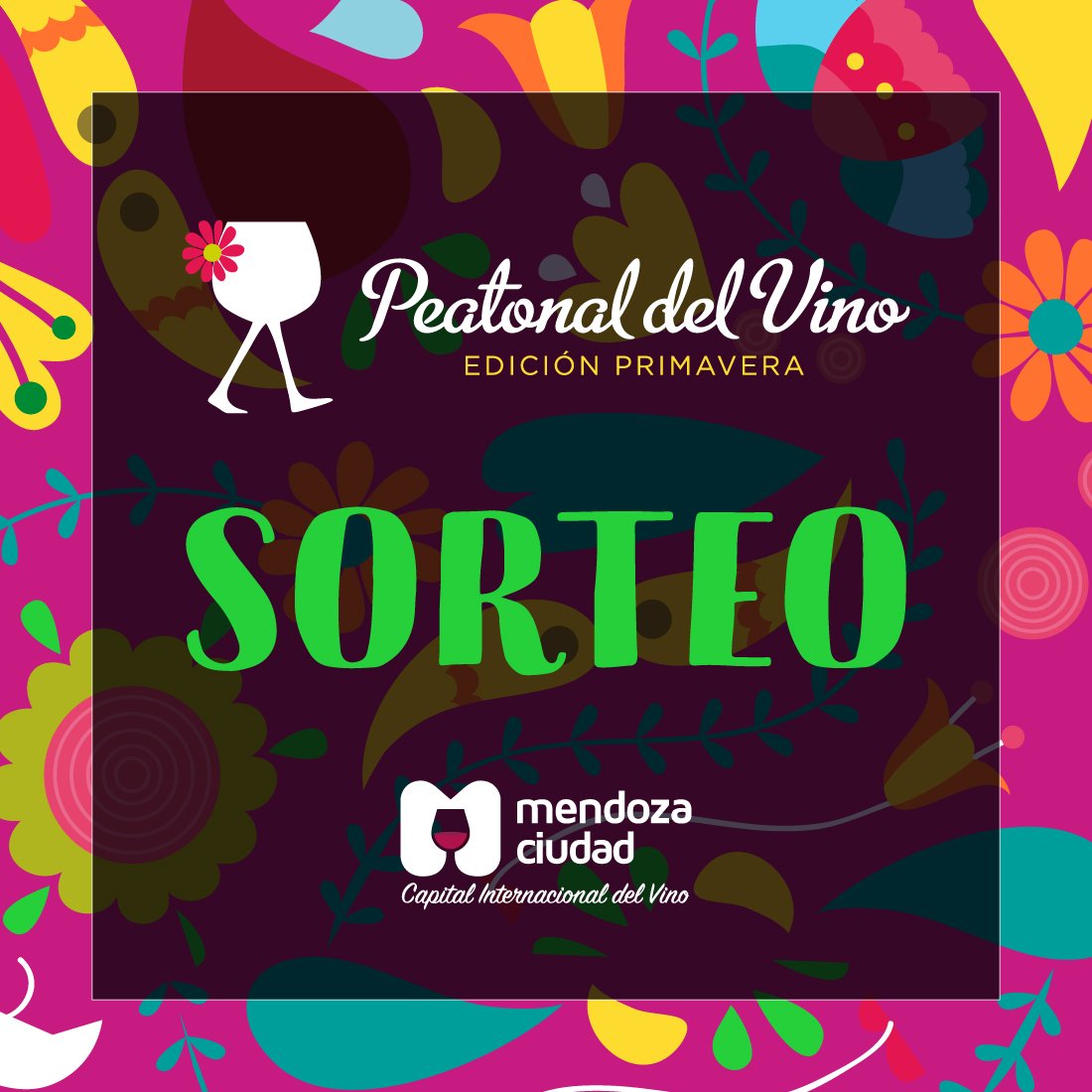 Estamos sorteando CINCO CUPONERAS para la nueva edición de la #PeatonalDelVino. Para participar, tenés que darle Rt a este Tweet y comentarnos con quien irías. Tenés tiempo de participar hasta el juevesa las 11. ¡Suerte a todos!