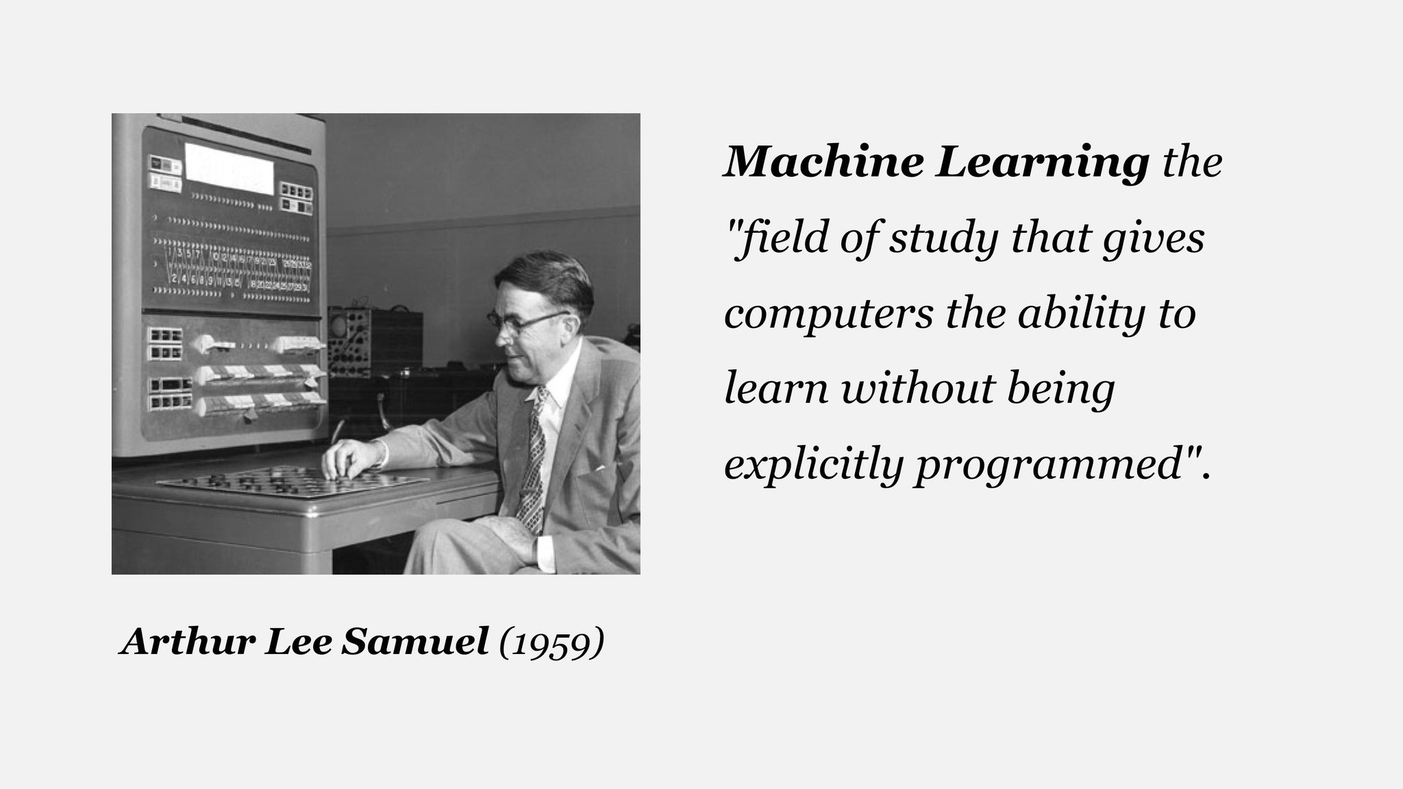 machine learning arthur samuel