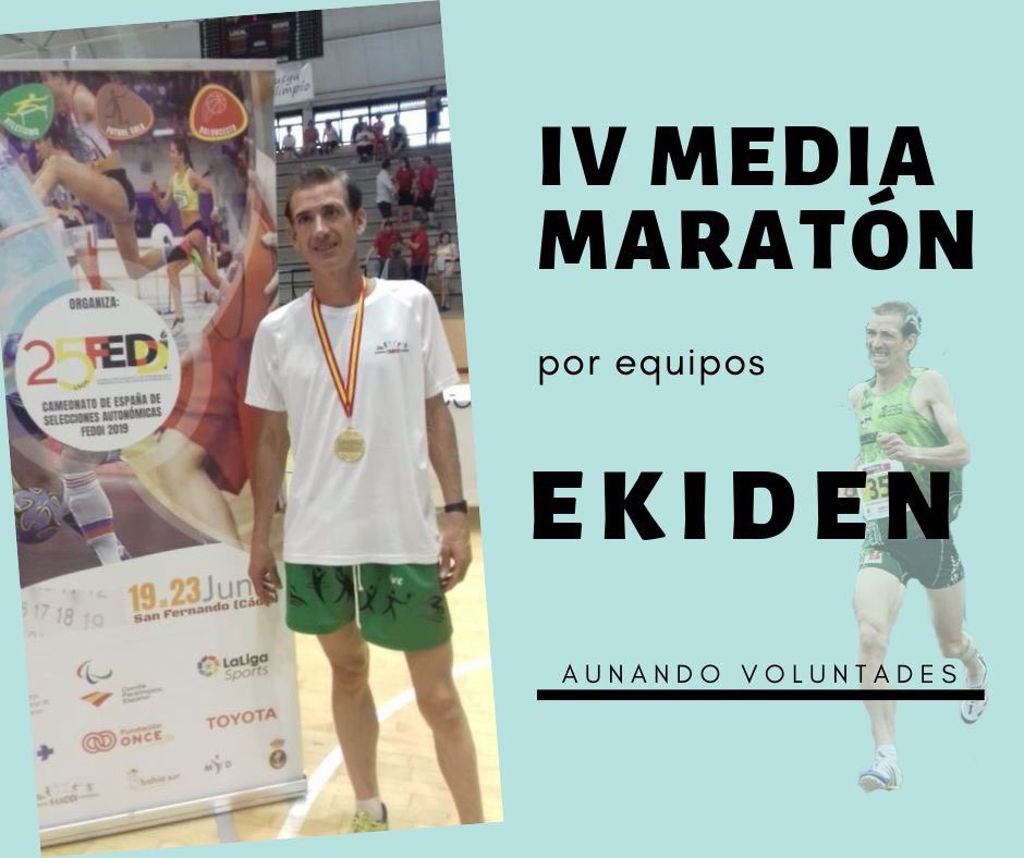 Amigos estamos de enhorabuena!!!
Jose Antonio Gonzalez Aouita  Campeón de España de Selecciones Autonómicas con la Selección de Andalucía será otro participante en nuestra #MediaMaratón ‼️

Jiennense de Esclerosis Múltiple