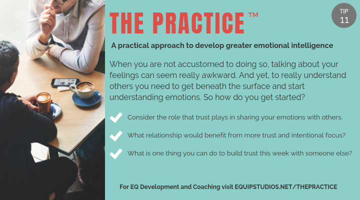 Looking for a practical approach to better understand emotions and develop your #emotionalintelligence today? Try our Tuesday tip. #unlockinginfinitepossibility  EQuipStudios.net/THEPRACTICE
