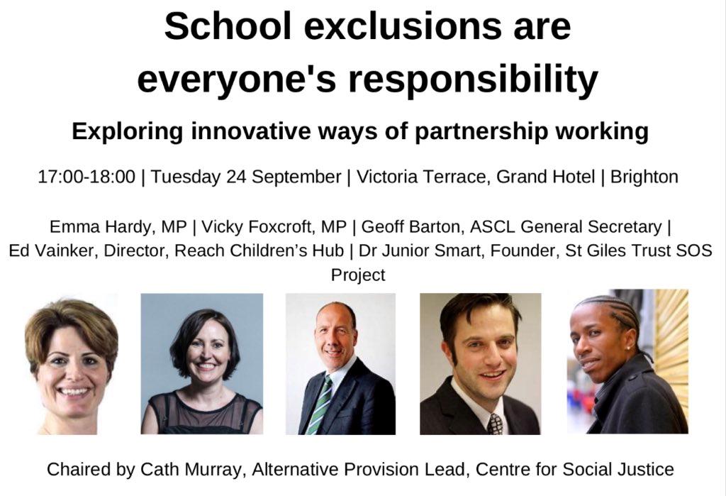 CathMurray_'s tweet photo. I am SO heartened by the response to next week's panel event @UKLabour. Almost 50 people from APs, schools & charities are planning to travel to Brighton to join the discussion. It just shows how much people care about improving outcomes for young people 💛 #exclusions #APmatters https://t.co/7TMrsvDgKz