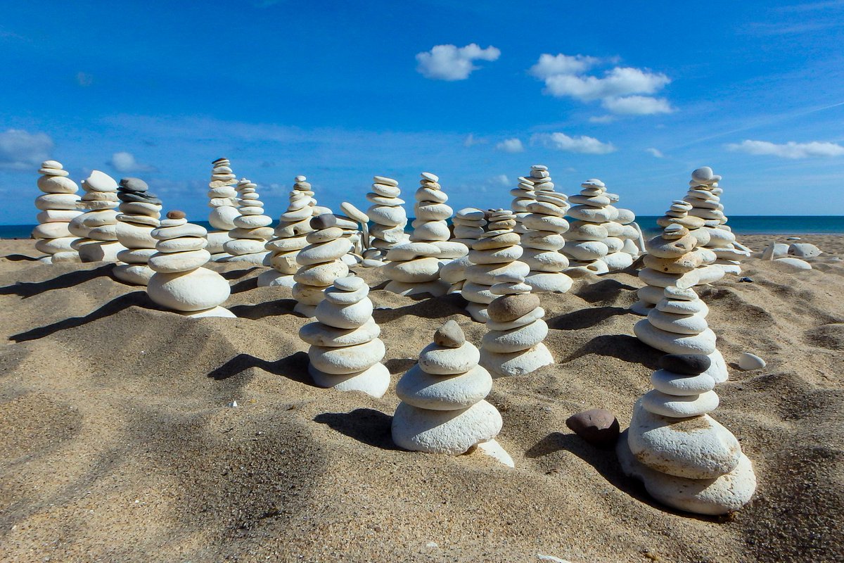 ApertureF2's tweet image. Stone art - Bridlington North Bay, East Yorkshire.