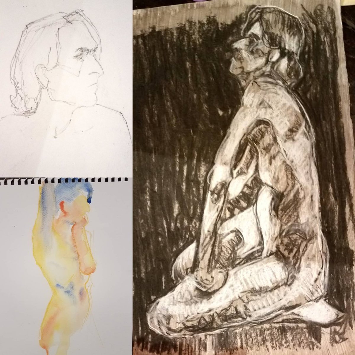 Top life model Steve <a href="/steveritterlife/">Steve Ritter</a> here this eve Tues 17th Sept💡Drop in to draw 7:30pm-9pm upstairs <a href="/StarbyHD/">Star By Hackney Downs</a> 🌟 Paper provided+ drawing materials too £10 inc 🎨 Drawings of Steve made here last time at #DrawingTheStar #LifeDrawing #TuesdayThoughts #DropIn #DrawMore #Hackney
