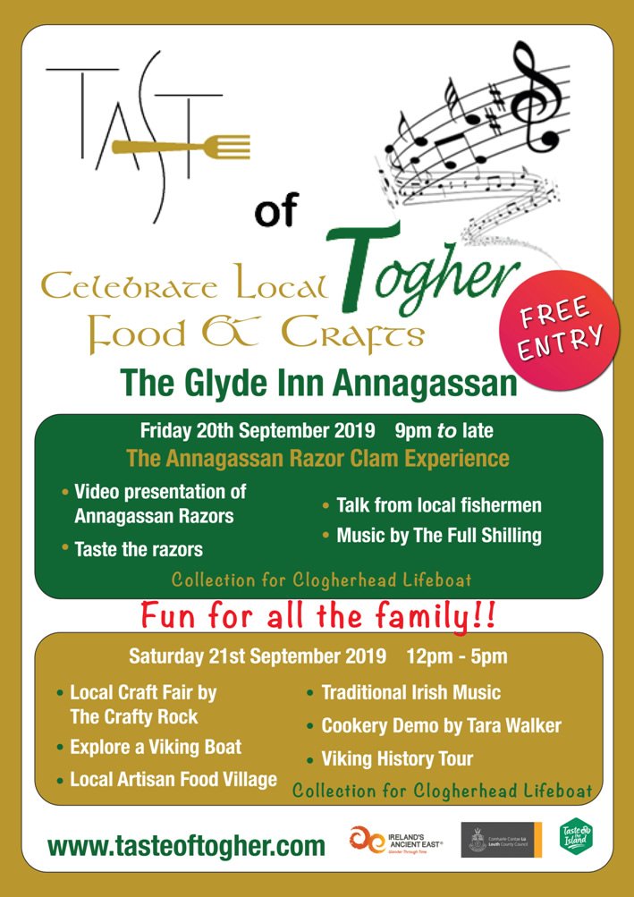 Looking forward to the Taste of Togher Event on this weekend <a href="/TheGlydeInn/">TheGlydeInn</a> #visitlouth #irelandsancienteast