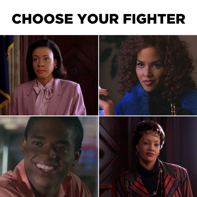 WatchALLBLK's tweet image. Who you choosin’? 👀 LARENZ, HALLE, VIVICA, OR LELA? We want to know!

See them all in action in #WhyDoFoolsFallInLove now streaming on @watchumc!