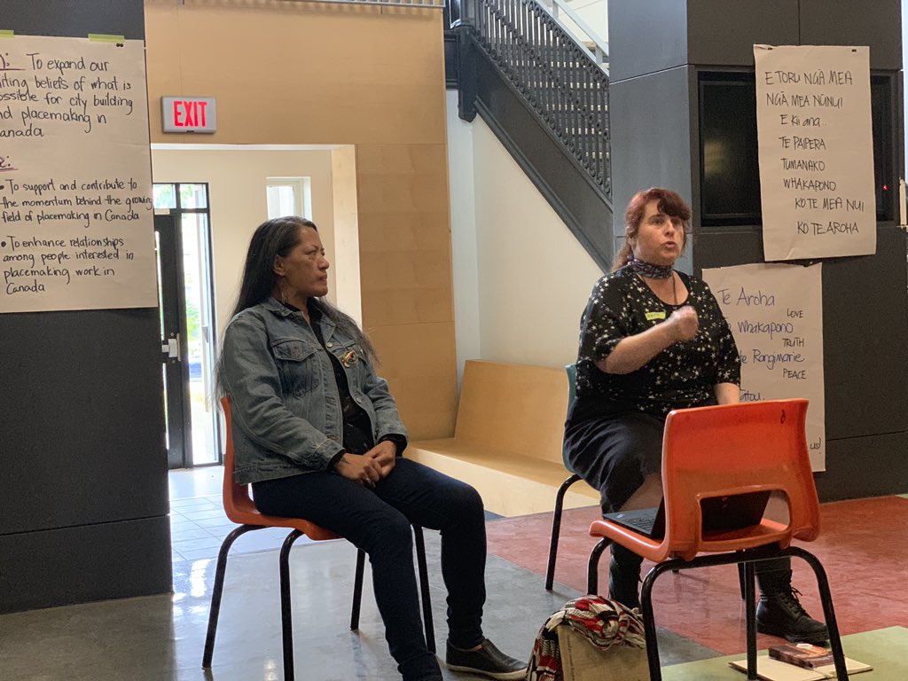 “We need culture sourced, community sourced places...

We don’t need #indigenousplacemaking we need all #placemaking to be indigenous.” #LucyTukua and #FrithWalker of #NZPlacemaking #NZPlacemakingWeek at #AoCB2019