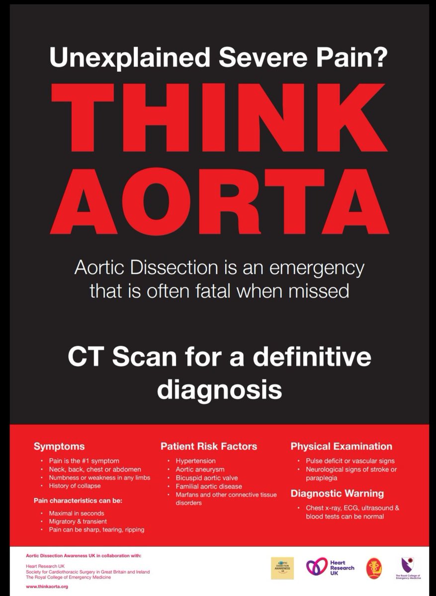 This week's #lightninglearning is aortic dissection. Lots more at <a href="/RCEMLearning/">RCEMLearning</a> including this podcast rcemlearning.co.uk/foamed/aortic-…