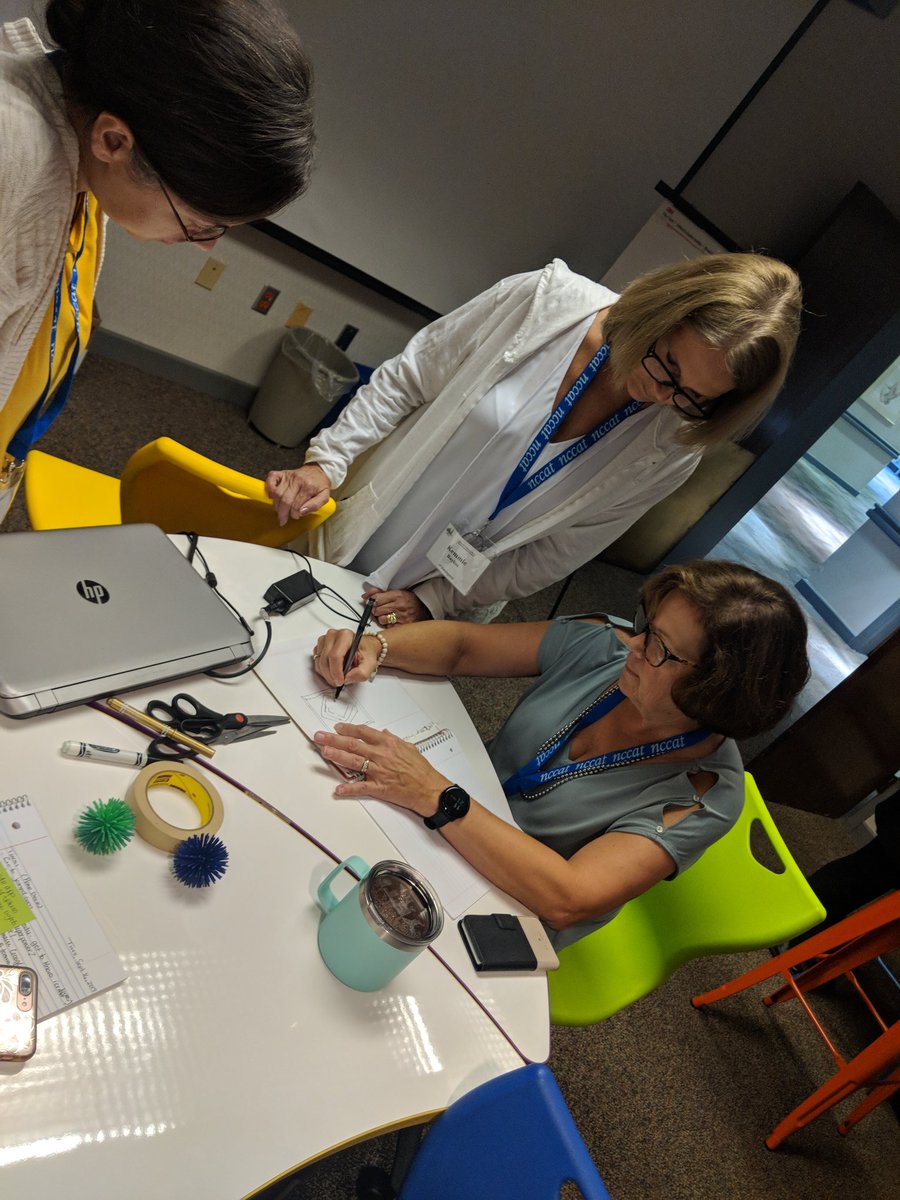DarcyGrimesNC's tweet photo. Cardboard Challenge is happening! #nccat #nccatmaker https://t.co/iYyGy3Q4SR