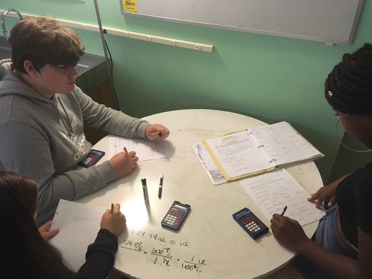 Targeted check for metric conversions in physical science. Ss engaged in small group instruction to meet their specific needs. @IHSBucPride <a href="/Interboro_SD/">Interboro  SD</a>
