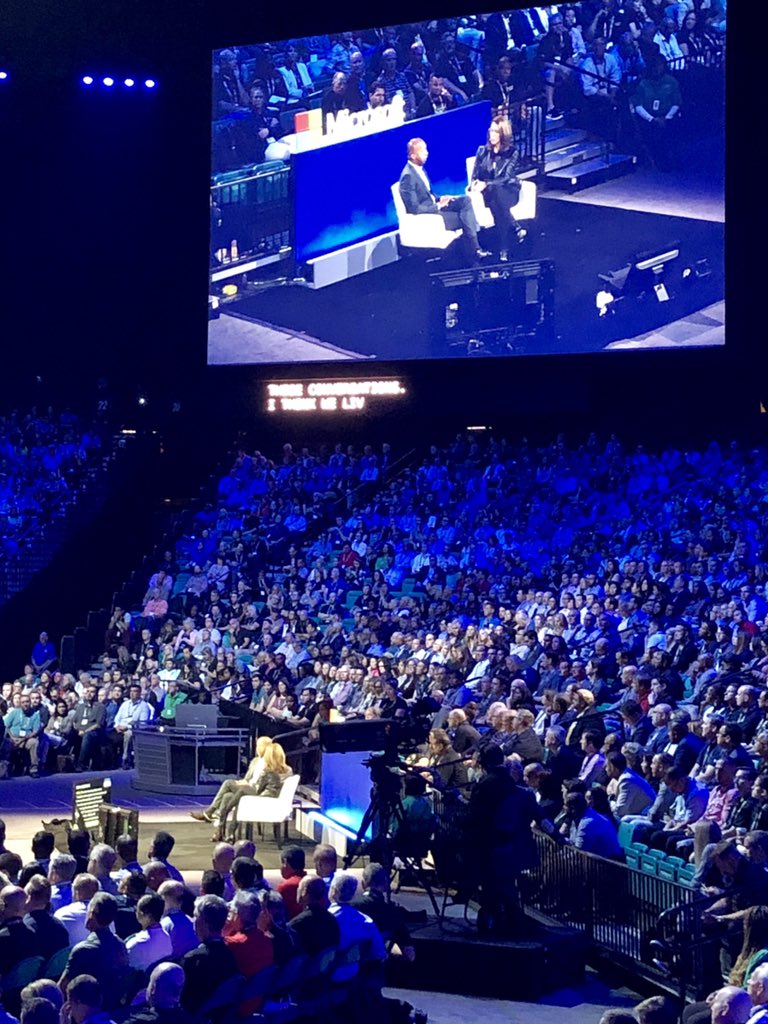 AlyssaLahham's tweet photo. How can we embrace inclusiveness? 
1. Proximity - get closer to the spaces where people have been pushed aside
2. Work on the narratives that undermine our ability to do better 
3. Hope - be engaged &amp; courageous
#BryanStevenson &amp; @KateJohnson_MS at #MicrosoftDTA @Microsoft https://t.co/DeA9N5vR7S