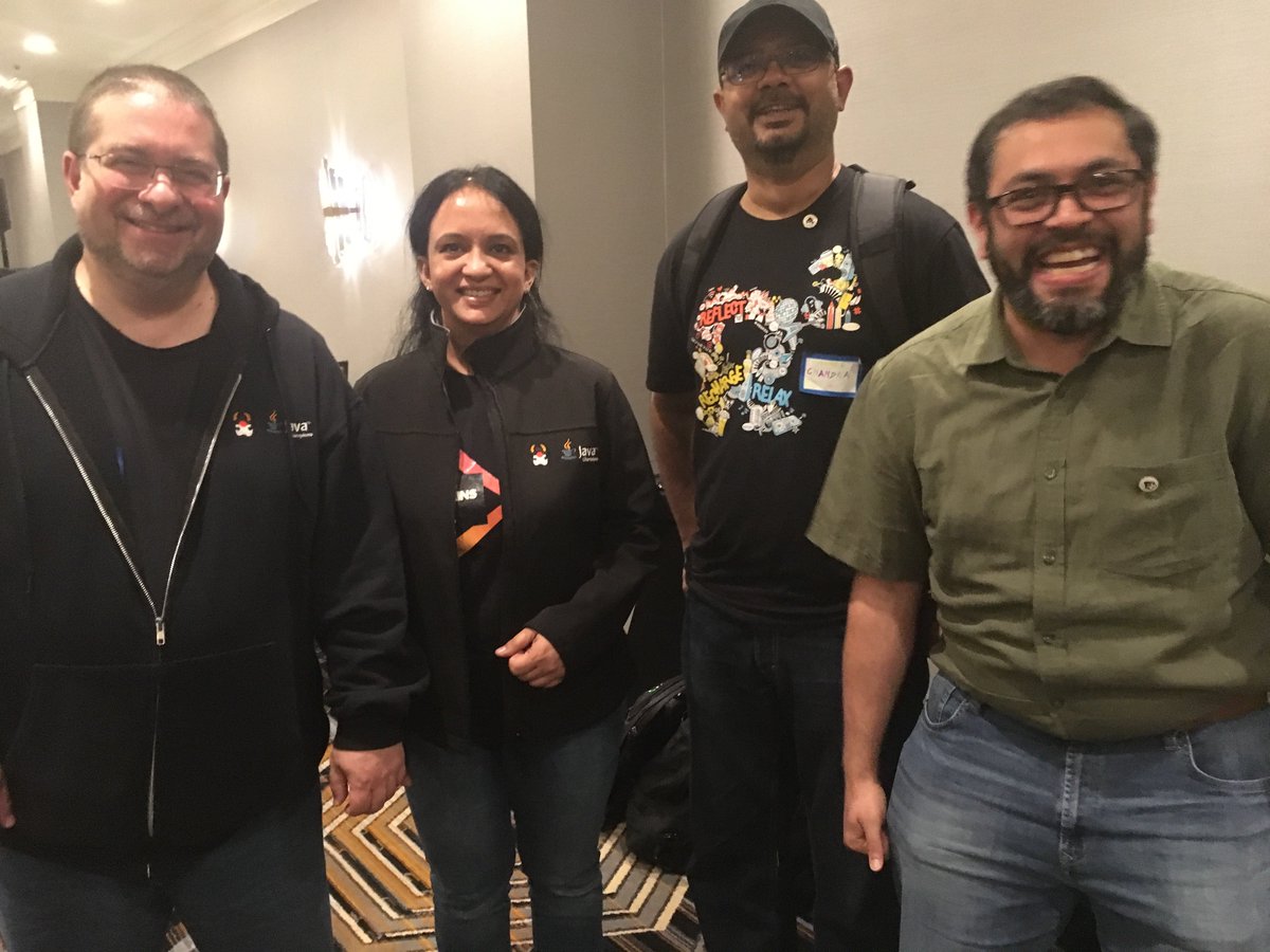 eMalaGupta's tweet image. I have been fortunate to meet so many leaders and friends in the #Java Community at the #JCBriefing, @OracleCodeOne.
#JavaAlways