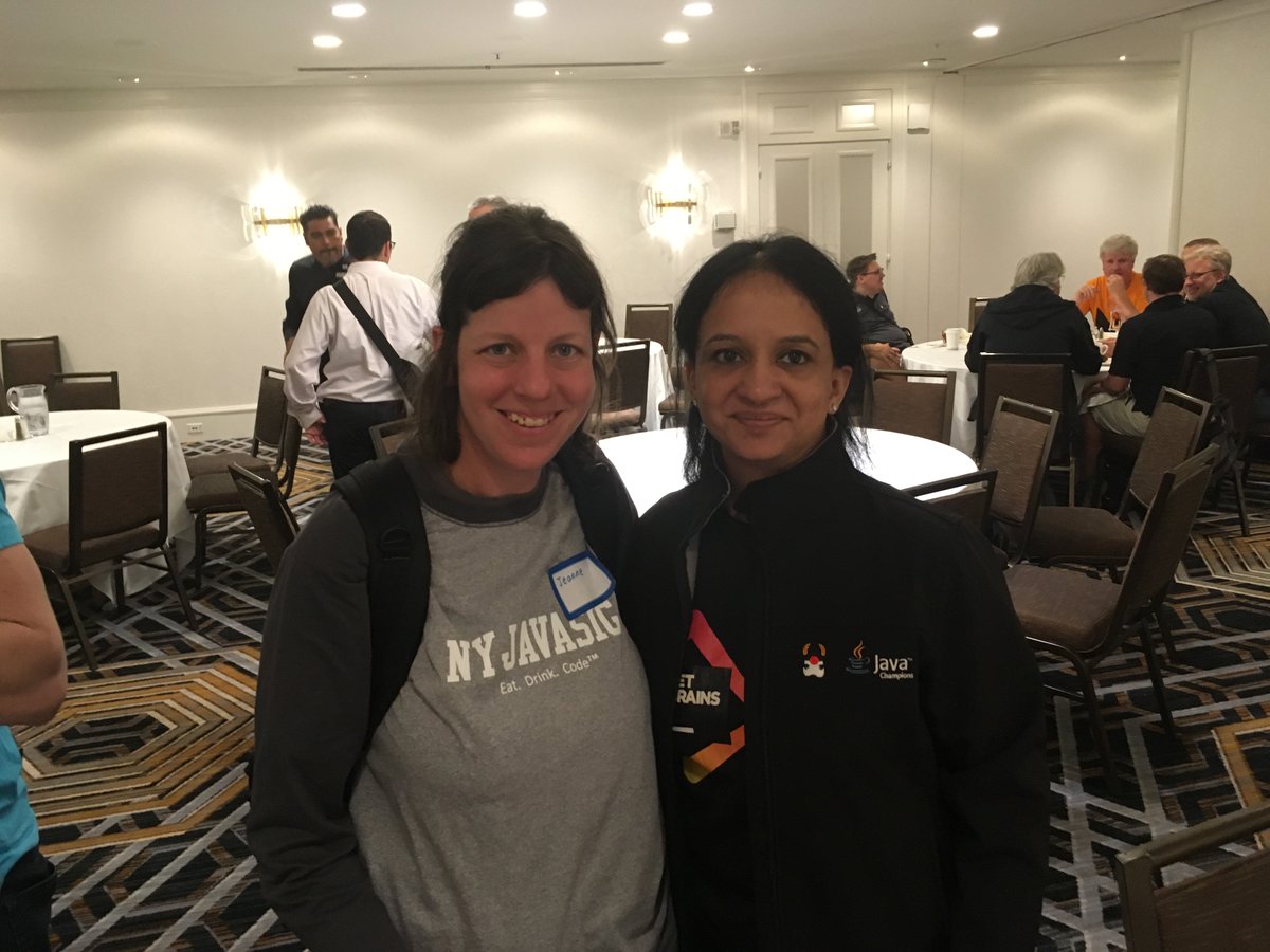 eMalaGupta's tweet image. I have been fortunate to meet so many leaders and friends in the #Java Community at the #JCBriefing, @OracleCodeOne.
#JavaAlways