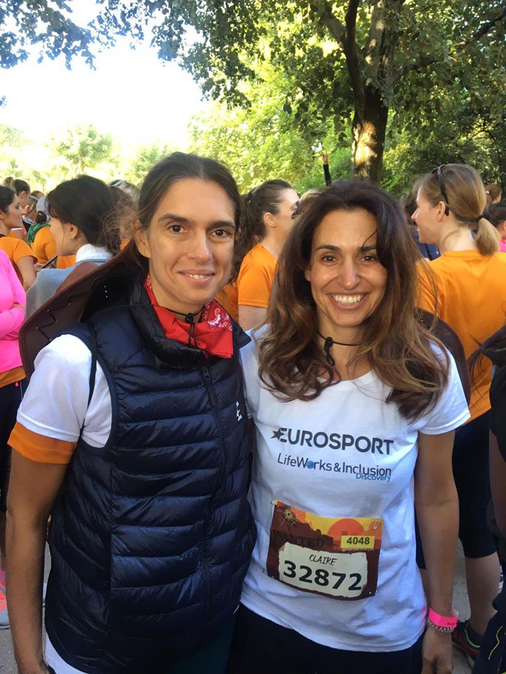 JoinDiscovery's tweet photo. BRAVO to our Paris employees who participated in #laparisienne run for breast cancer research last week! We love to see members of our Discovery Women's Network group doing big things on a weekend 💪 #joindiscovery #wearepurposeful https://t.co/W7k661BmJ8