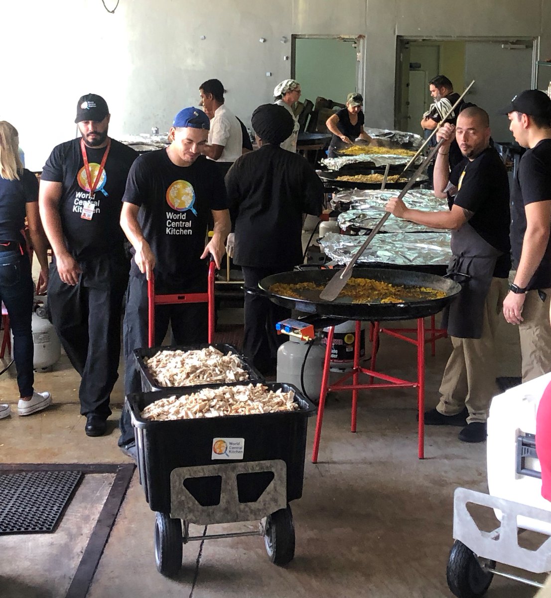 Preparing and distributing 25K meals a day for hurricane survivors takes some real coordination. We're happy to support the <a href="/WCKitchen/">World Central Kitchen</a> team with WiFi and Satellite phones in The Bahamas. #CommIsAid