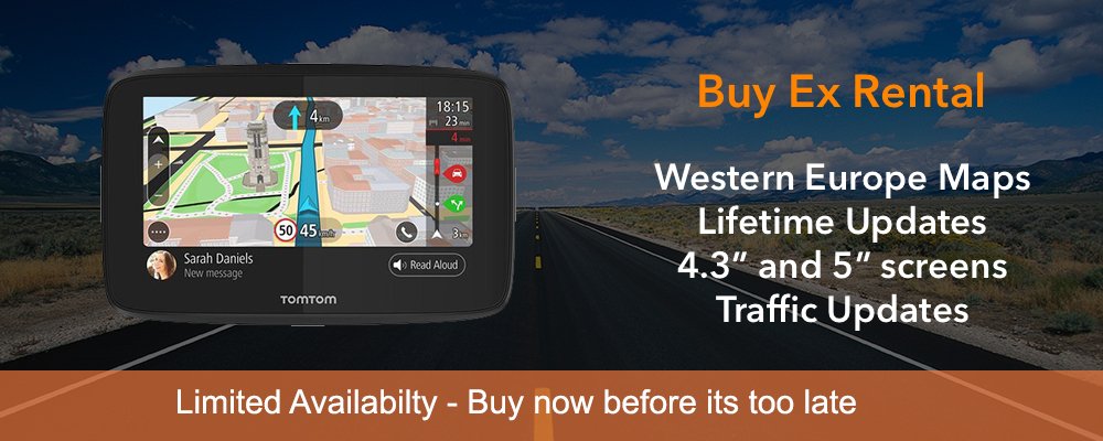 Zintech_LED's tweet image. Ex Rental TomTom's For Sale - Used only once - Limited Availability - mailchi.mp/a1c04560950c/e…
Get another £10 off if purchased before 19/09/19 using coupon code TOMTOM777