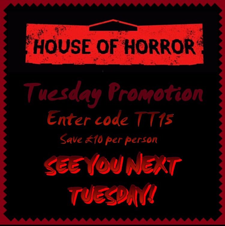 HOUSE OF HORROR ESCAPE ROOMS tweet media