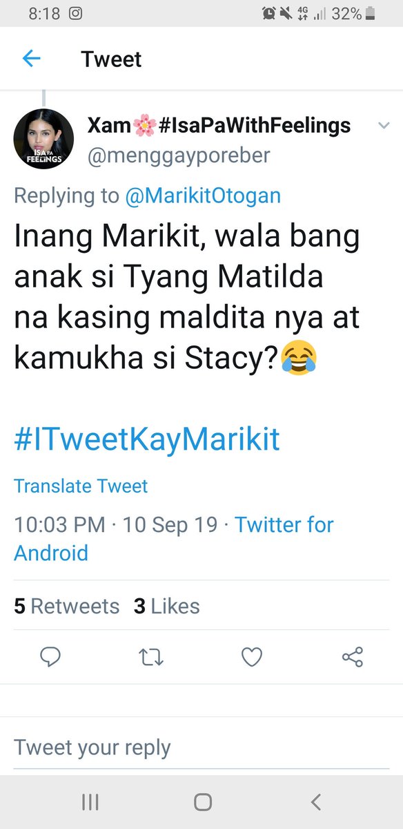 Ang mga kasagutan sa inyong mga katanungan sa Sabado na !!! #DaddysGurl #ITweetNiMarikit 😄😄😄
