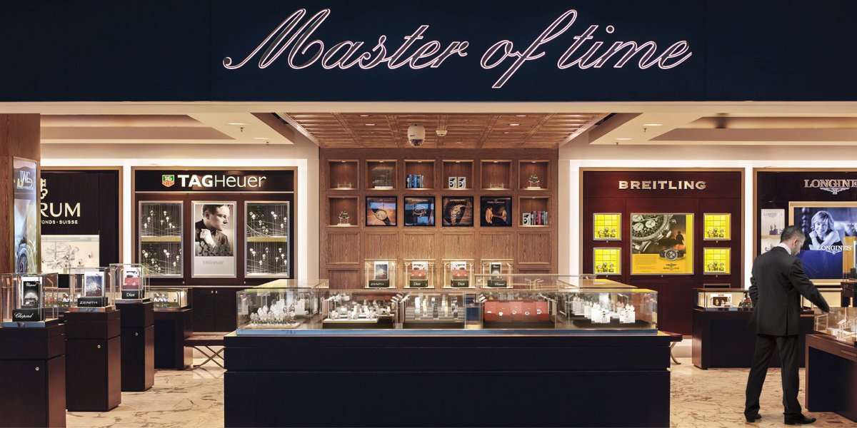TDS_London's tweet photo. From the Archive, Master of Time, Luxury Watch Concept store for the Nuance Group in Pulkovo Airport. The store design incorporates wood panelling and opulent furnishings creating a subtly expressed mood of comfortable luxury: https://t.co/wIrESr2cCf
#furnishings #storedesign https://t.co/5dhF3VempW