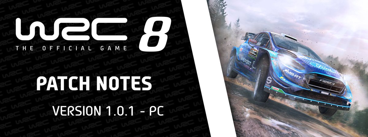Wrc 8 The Official Game On Twitter An Update For Wrc8 On Pc Is