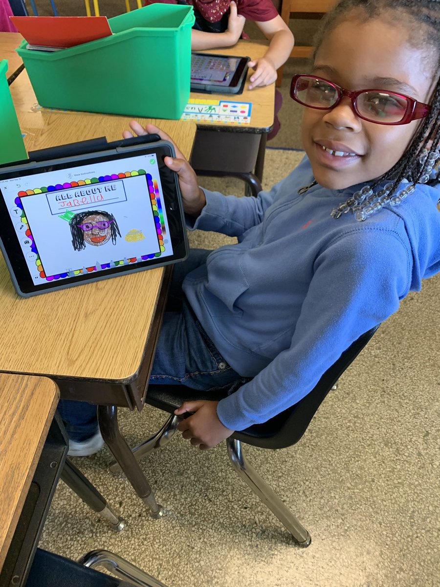 CMJohnson_Elem's tweet image. Students are loving @Seesaw! 1st grade got creative with their all about me activities! #CreativeThinker #ESInnovate #LifeReady #JohnsonJaguars