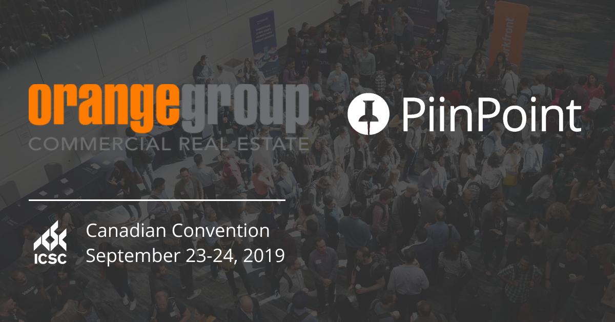 orangegroupcre's tweet photo. Piinpoint is joining us at ICSC booth # 1214! https://t.co/fWmA2ta3Oy