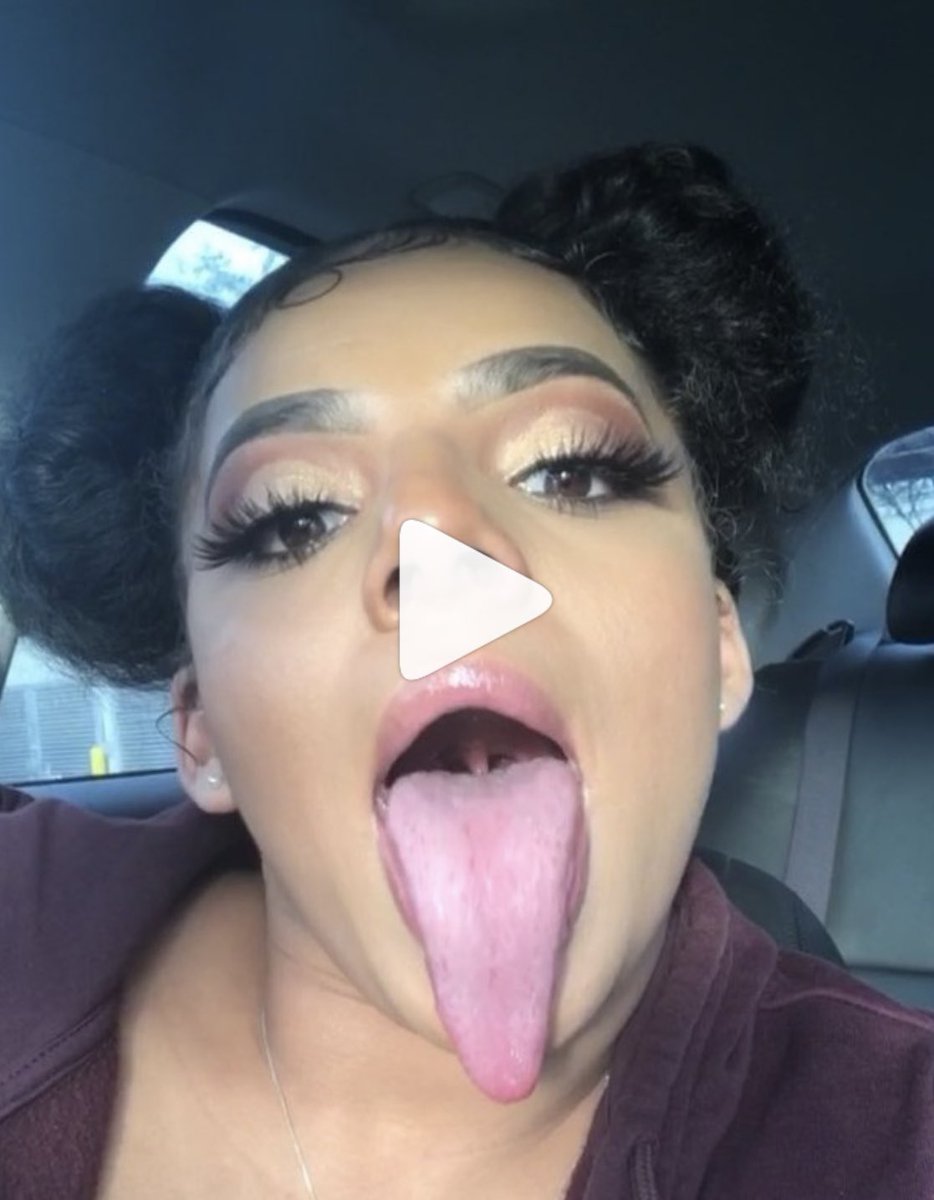 makes $100,000 a year simply posting pictures of her extra long tongue.pic....