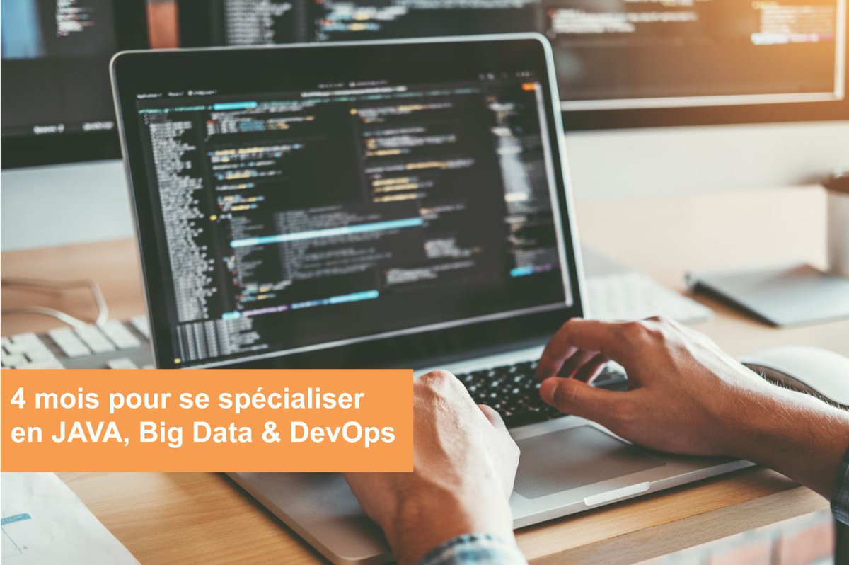 projetisika's tweet image. Vous avez déjà suivi un cursus #informatique de niveau Bac+ 3/4 ?
Devenez #ArchitecteLogiciel et boostez votre #carrière avec notre #formation de 4 mois spécialisée en #JAVA, #BigData et #DevOps :

- Un diplôme certifié RNCP de niveau I (Bac+5)
- Prochaine rentrée le 3 octobre