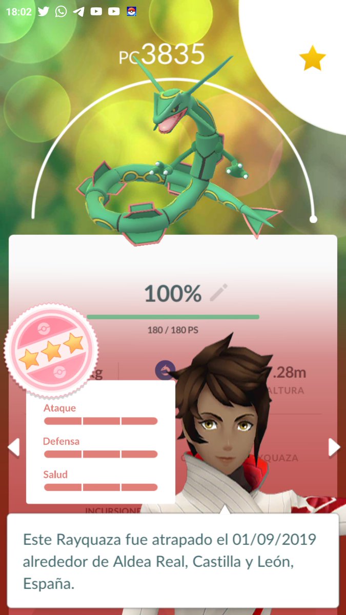 BesdrakGamer's tweet photo. Ya acabé de chetar a la bestia!😍🐉
@DracoGames90 @TorettoMaster @Ch3viTv @ParanoiasGamers @EstherAsuka @keibron @NidosPokemonGo @DavidpetitGO https://t.co/Th0j8ozxir