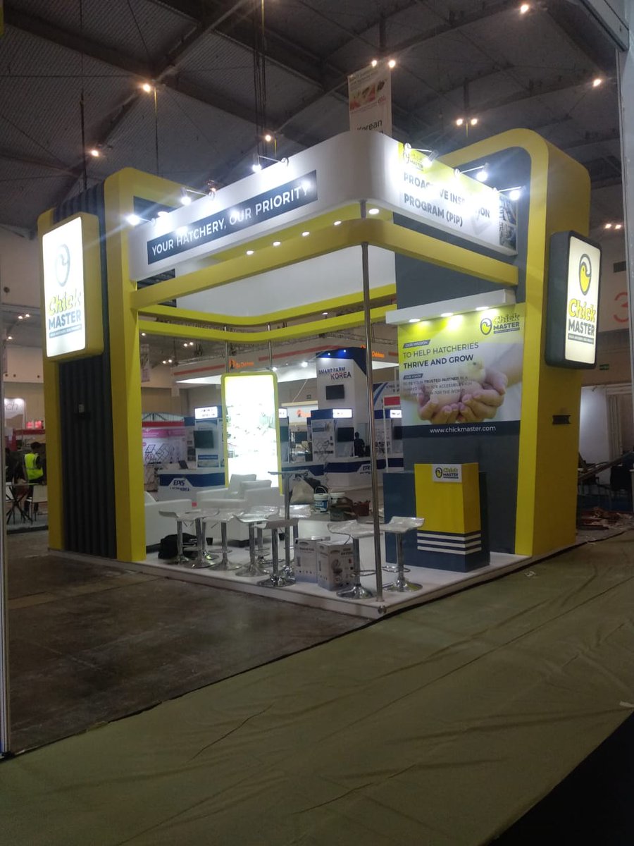 ChickMasterMKT's tweet photo. Booth KL8 is almost up and ready for you to stop by tomorrow. Doors open at 9:00am. See you there!
#ildex #indonesia #tradeshow #poultry #livestock #ildex2019 #chickmaster #chickmasterincubation #yourhatcheryourpriority #livestock #ildexindonesia #poultryevent #exhibition https://t.co/1F2GjMrewK