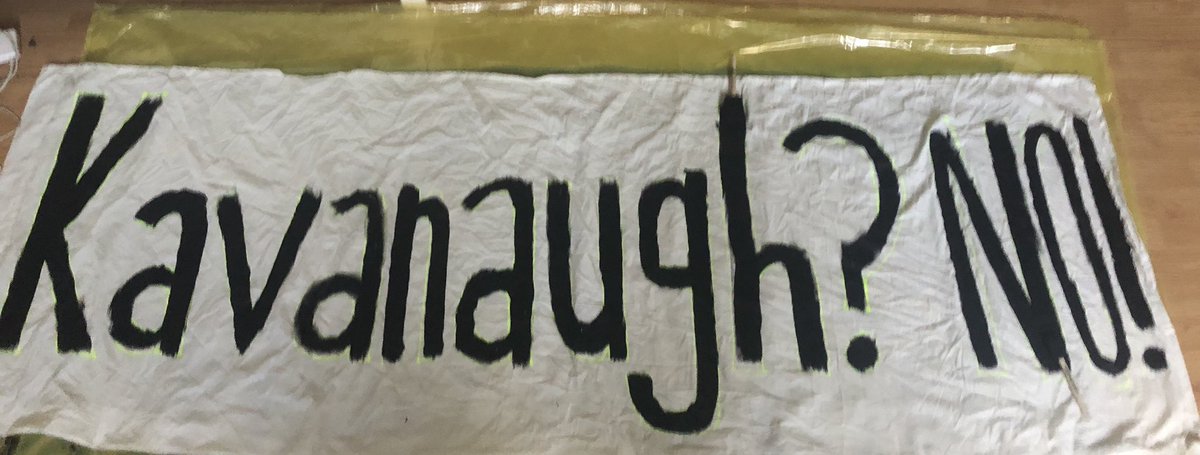 MisterMadamAdam's tweet image. Kavanaugh’s name is so long it threw off my ‘________ resign!’ format.

But we’re flexible and now I get to tell him something he doesn’t like to hear.  NO!

Somewho who has a history of sexual abuse does not deserve a life-time seat on the Supreme Court.
#KavanaughResign