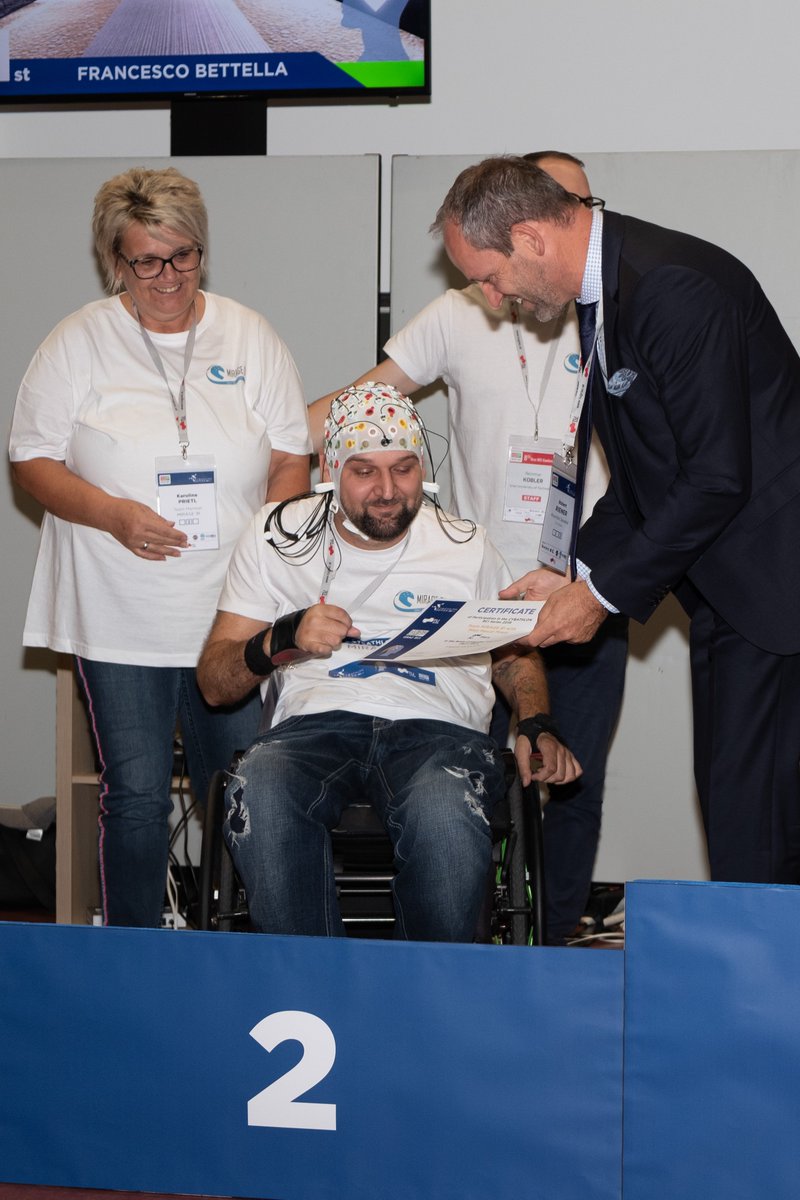 cybathlon's tweet photo. This were the finals of the @BCIseries2019 – congrats to the teams and pilots on the podium. Thanks to all the teams, pilots, volunteers and our co-organisers @tugraz for being part of this #BCISeries2019. Enjoy the pictures and see you at the CYBATHLON 2020! https://t.co/0bIwvdtyi8