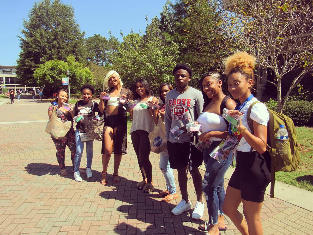 PAPUWG's tweet photo. A few Passion And Positivity Members following our annual Cookies N’ Compliments event. 
•
#UWGPAP https://t.co/AFDhUCUCtV