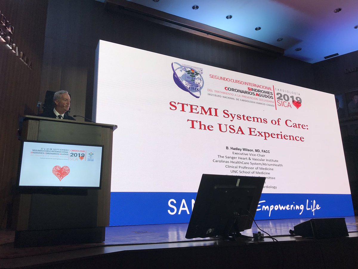 HadleyWilsonMD's tweet photo. Exciting opening of SICA 2019 at Institute Ignacio Chavez with learnings from STEMI systems of care from around the world. https://t.co/MNK8SEaBtE