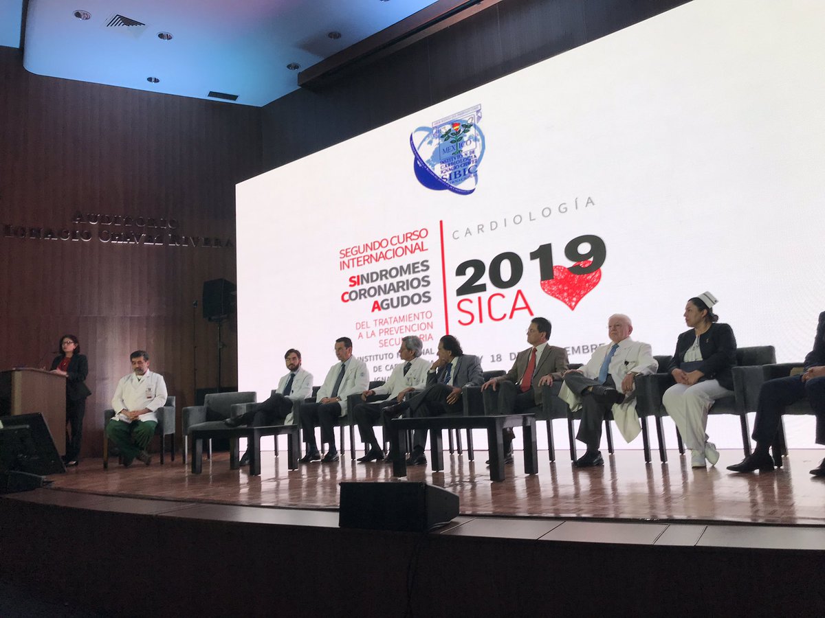 HadleyWilsonMD's tweet photo. Exciting opening of SICA 2019 at Institute Ignacio Chavez with learnings from STEMI systems of care from around the world. https://t.co/MNK8SEaBtE