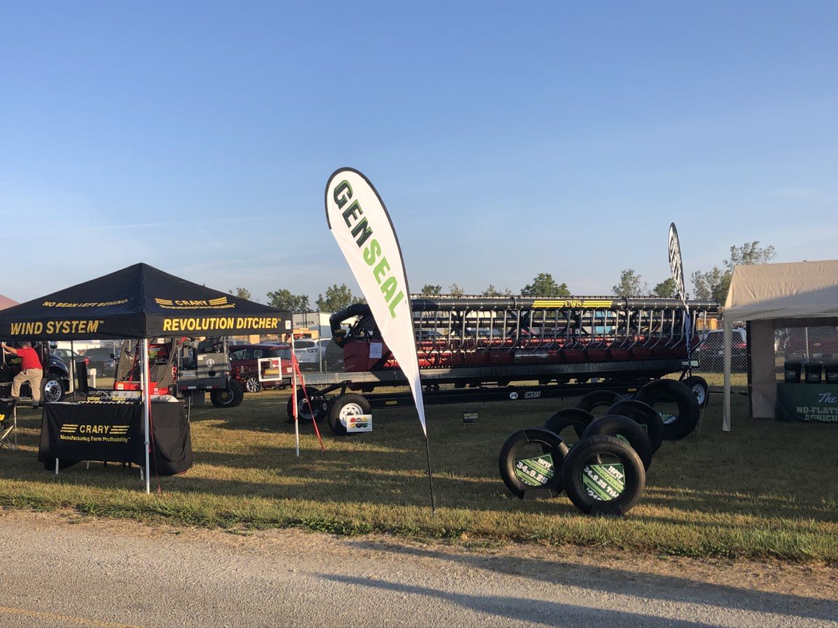 CraryTilePro's tweet image. Enjoying the great weather out here at 
@OhioStateFSR Farm Science Review! Come check out the #RevolutionDitcher and #TilePRO Plow.
.
.
#Crary #CraryAg #ag #agriculture #farming #farmer #farm
