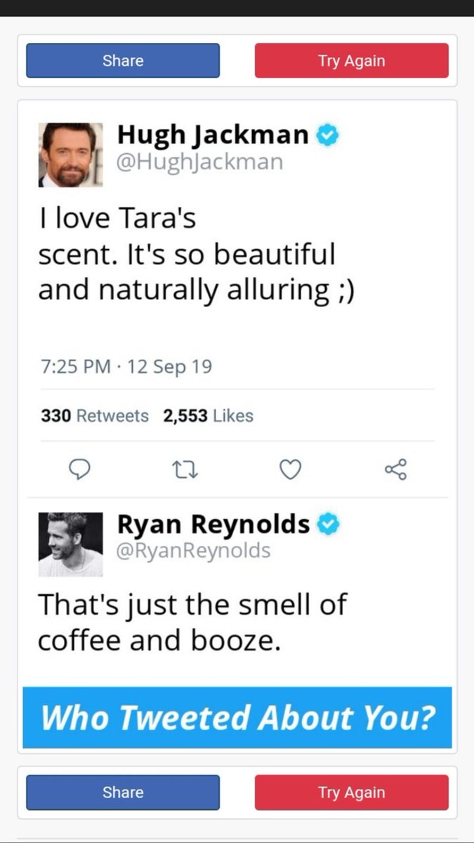 Mis_Momma's tweet photo. @RealHughJackman &amp; @VancityReynolds  know me so well!! LoL! https://t.co/Wp2w6QSsMf