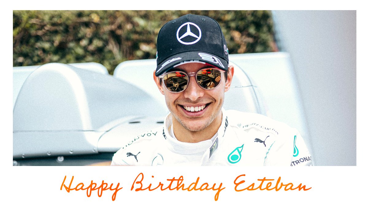 Mercedes Amg Petronas F1 Team Bon Anniversaire Oconesteban De La Part De Tous Tes Amis Chez Mercedes Nous Te Souhaitons Plein De Bonheur Sur Cette Journee Speciale T Co Znhtzkv6yw