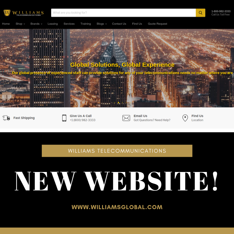 Our new website is now live! You can check it out at williamsglobal.com
