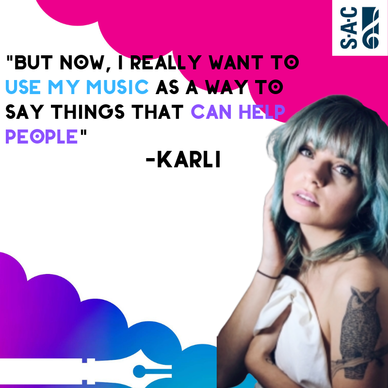 songwritersofCa's tweet photo. Learn more about how Karli used her music to help and inspire those around her in our interview up now on the songwriters blog!
Click the link here ➡️:
#StayCreative #CreatorsCount #ThePROSofSAC https://t.co/M5LolvwuRb
