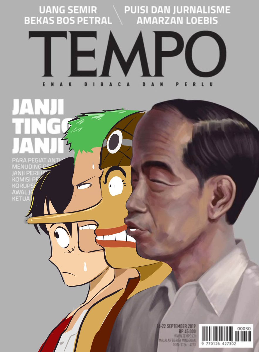 hendoranto's tweet photo. Hush, kata siapa Pakde itu pinokio?
Dia sebenarnya anggota bajak laut topi jerami! https://t.co/mC5W07HUiC