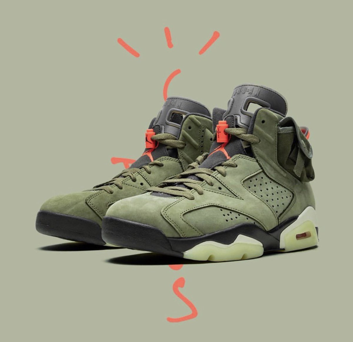 travis scott jordan 6 footlocker